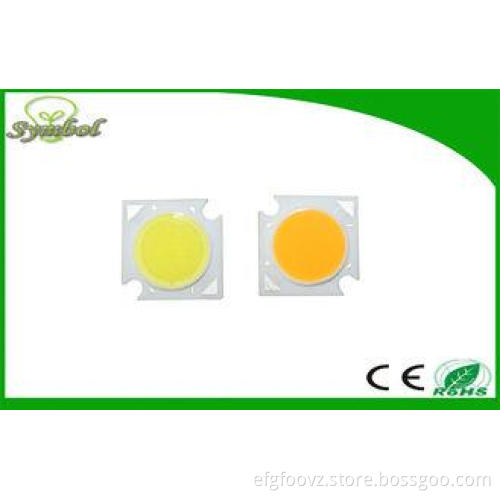 3000K Luminous Surface 12mm ra80 COB Leds of yellow / green